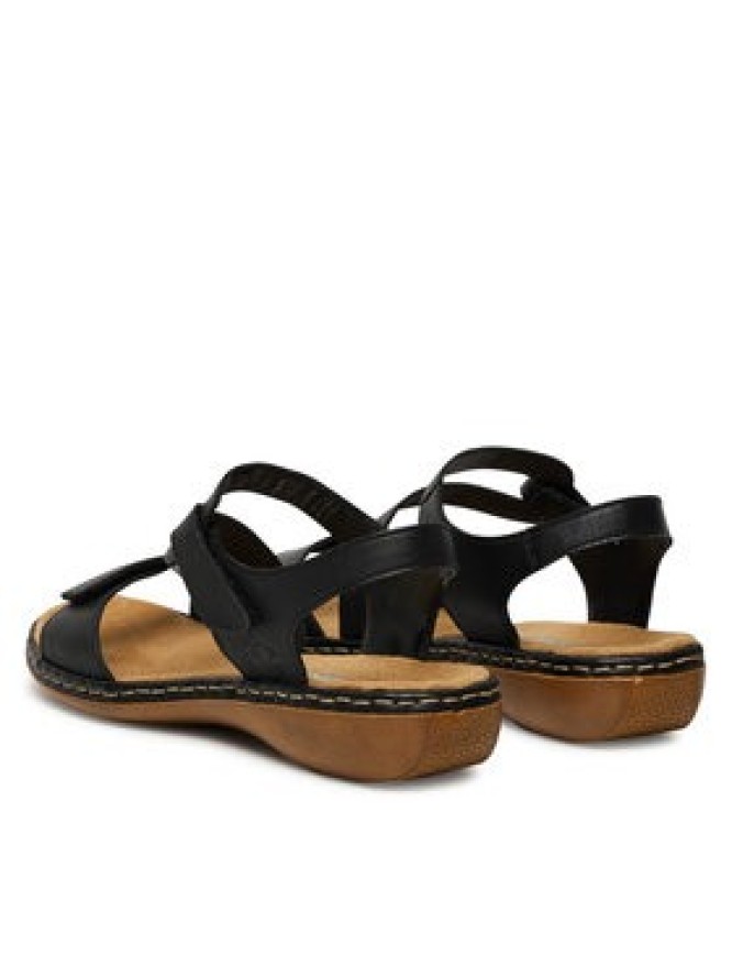 Rieker Sandały CEO-659C7-00 Czarny