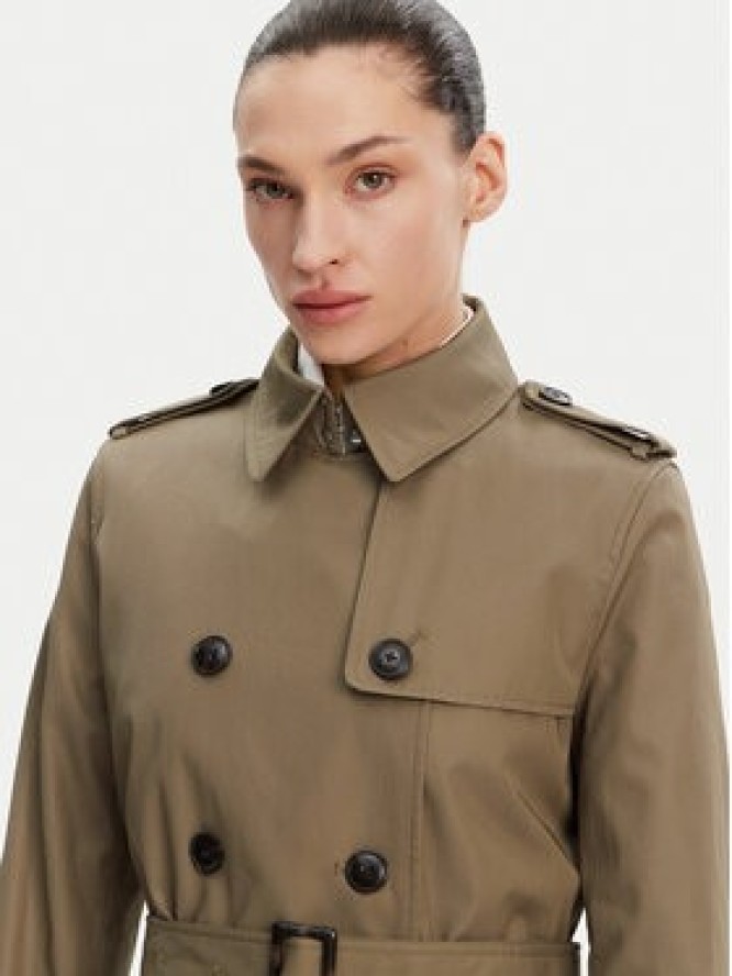 Tommy Hilfiger Trencz WW0WW42133 Khaki Slim Fit