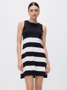 Sukienka mini z wiskozą - wielobarwny