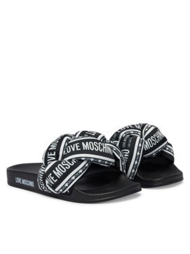 LOVE MOSCHINO Klapki JA28312G0OIW300A Czarny