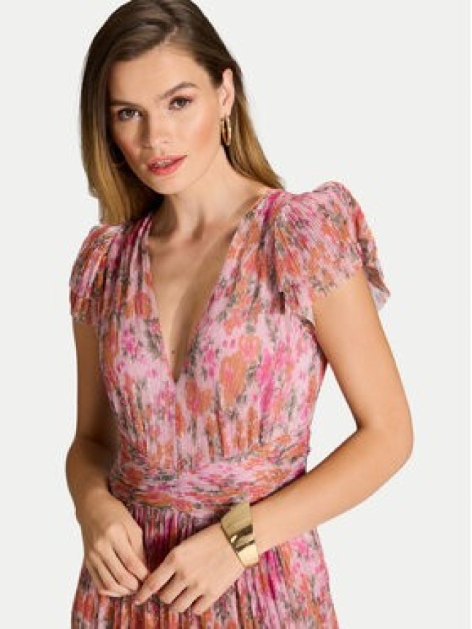 Swing Sukienka wieczorowa 5AJ02700 Różowy Regular Fit