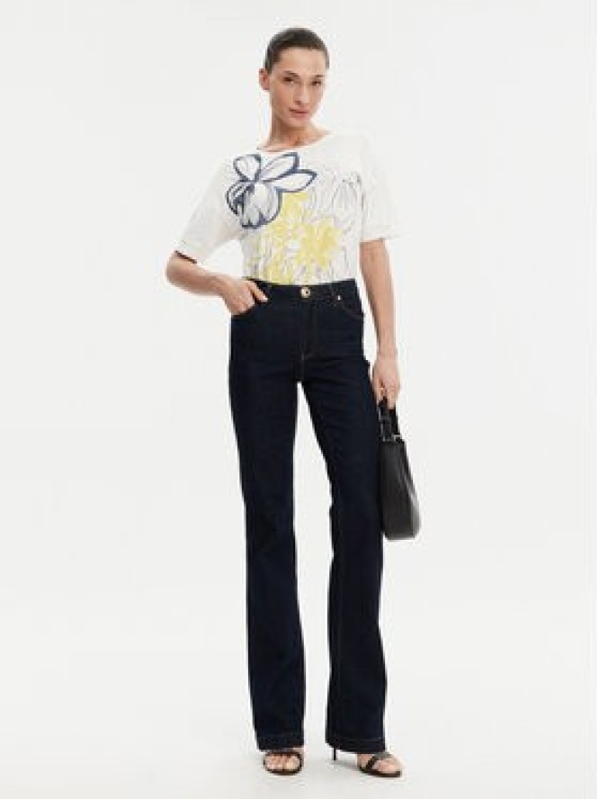 Olsen T-Shirt 11105007 Biały Relaxed Fit