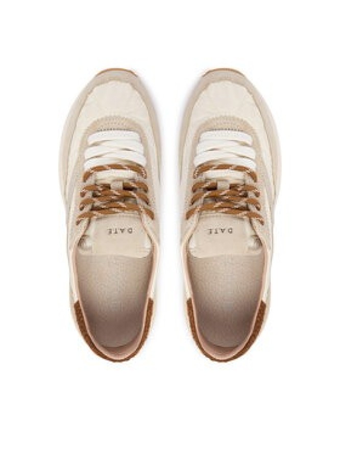 D.A.T.E. Sneakersy Athleta Nylon W451-AT-NY Beżowy