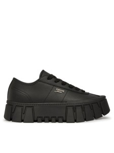 Tommy Jeans Sneakersy Tjw Platform Sneaker Leather Lc EN0EN03165 Czarny