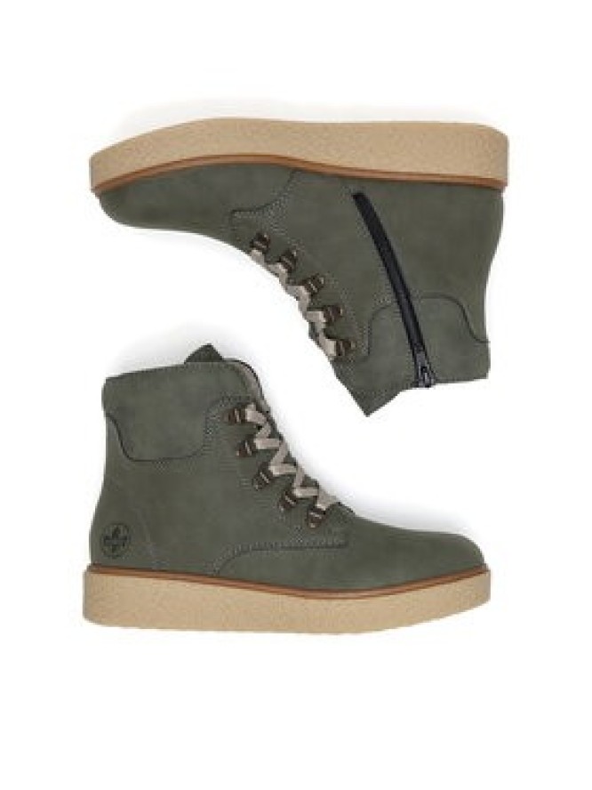 Rieker Botki Y0033-54 Zielony