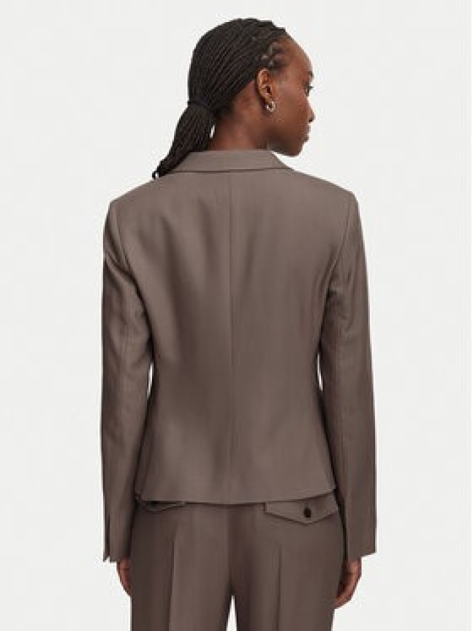 BOSS Marynarka Jia18 50564479 Brązowy Slim Fit
