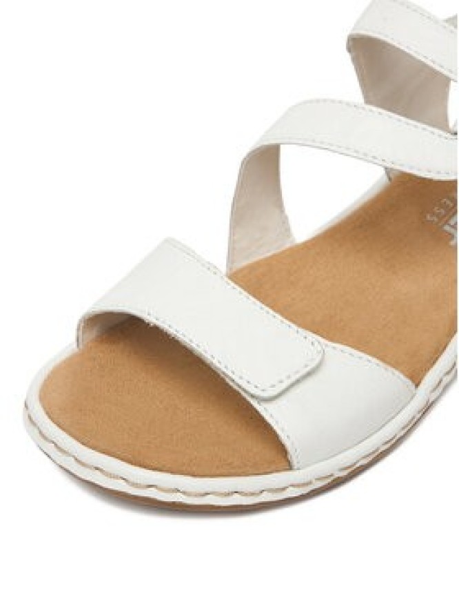 Rieker Sandały CEO-659C7-80 Biały