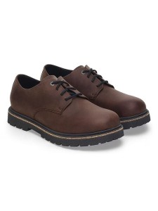 Birkenstock Skórzane trzewiki "Highwood" w kolorze brązowym rozmiar: 43