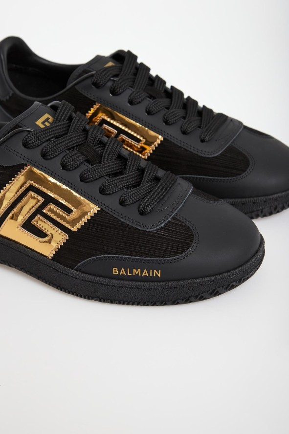Sneakersy damskie skórzane BALMAIN