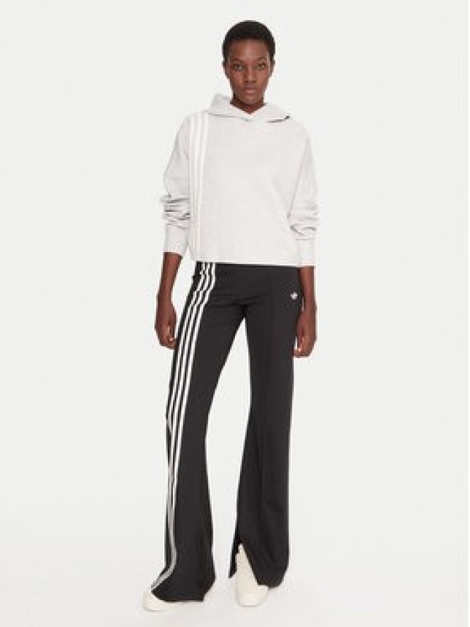 adidas Bluza Off Placed 3-Stripes JW3596 Szary Regular Fit