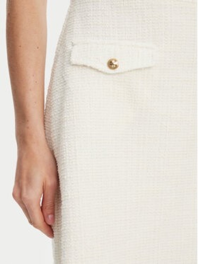 Guess Sukienka dzianinowa W5YK18 KCXO2 Écru Regular Fit