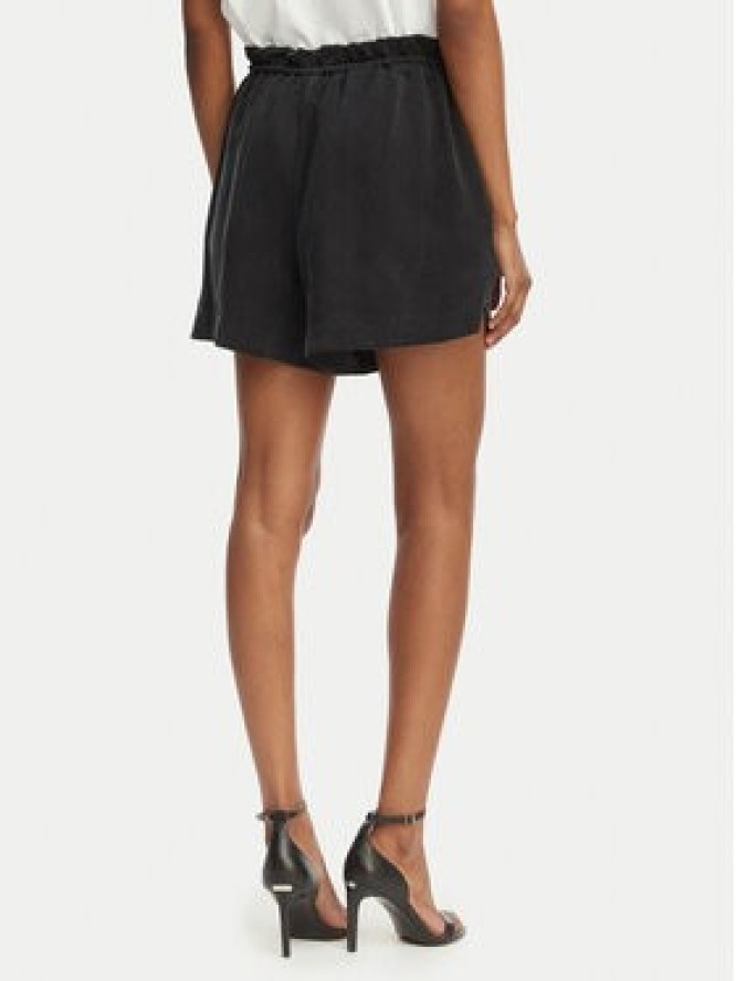 HUGO Szorty materiałowe Hermione-1 50559554 Czarny Loose Fit