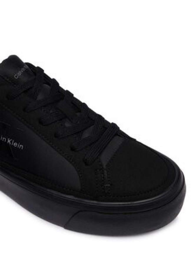 Calvin Klein Sneakersy Vulc Flatf Laceup Ny-Su HW0HW03086 Czarny