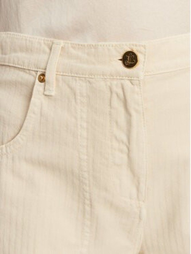 Luisa Spagnoli Jeansy Ali 541943 Beżowy Flare Fit