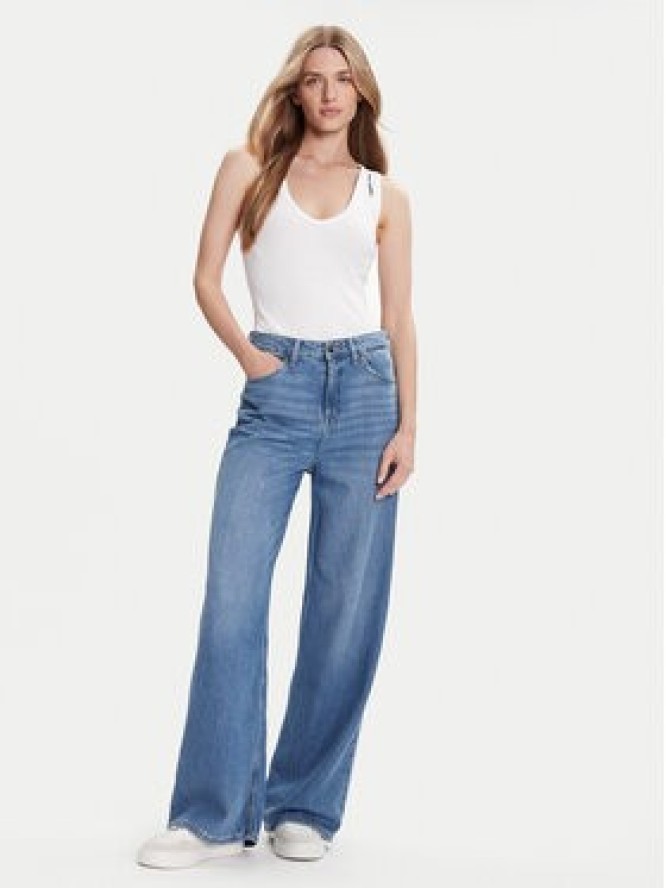 Lee Jeansy Stella 112371455 Niebieski Wide Leg