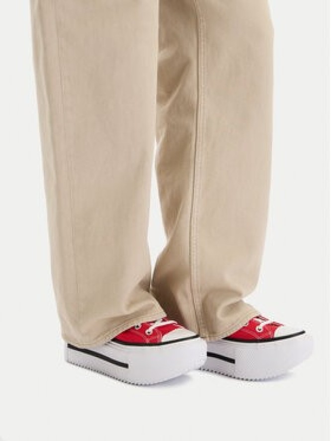 Converse Trampki Chuck Taylor All Star Lift Double Stack A15542C Czerwony