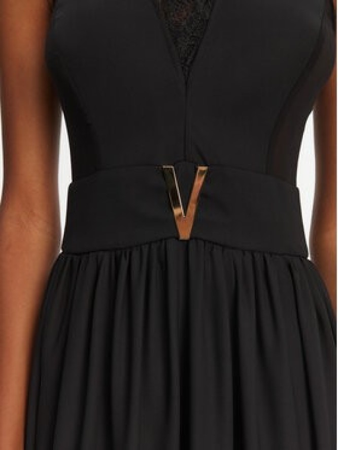 Babylon Sukienka wieczorowa EL0740 Czarny Regular Fit