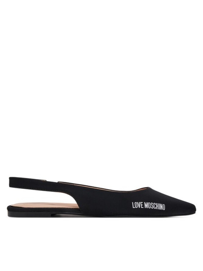 LOVE MOSCHINO Baleriny JA11021G0MIM0000 Czarny