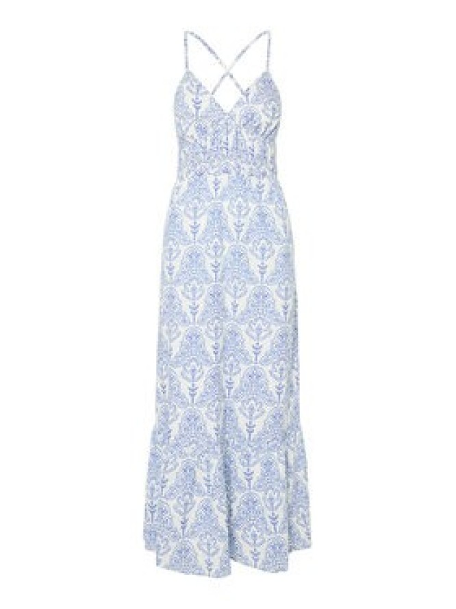 YAS Sukienka letnia Cinni 26036881 Błękitny Regular Fit