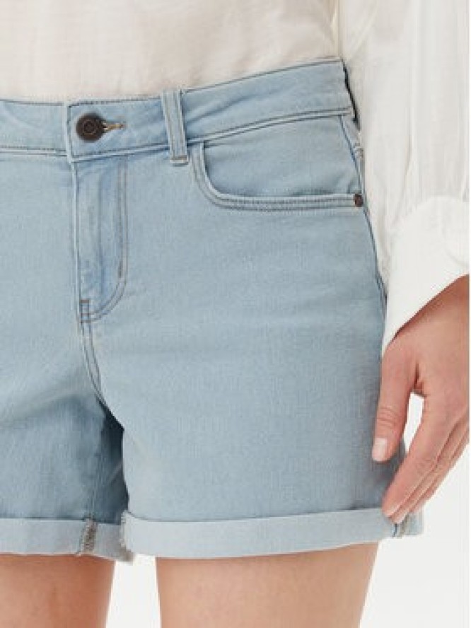 Noisy May Szorty jeansowe Debby 27032491 Niebieski Slim Fit