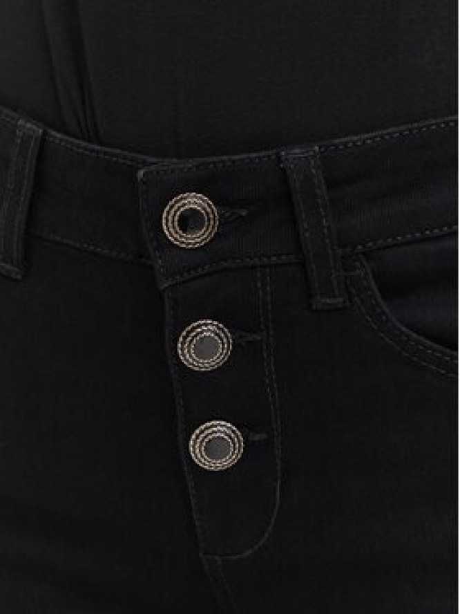 Liu Jo Jeansy UF6025 D0328 Czarny Straight Fit