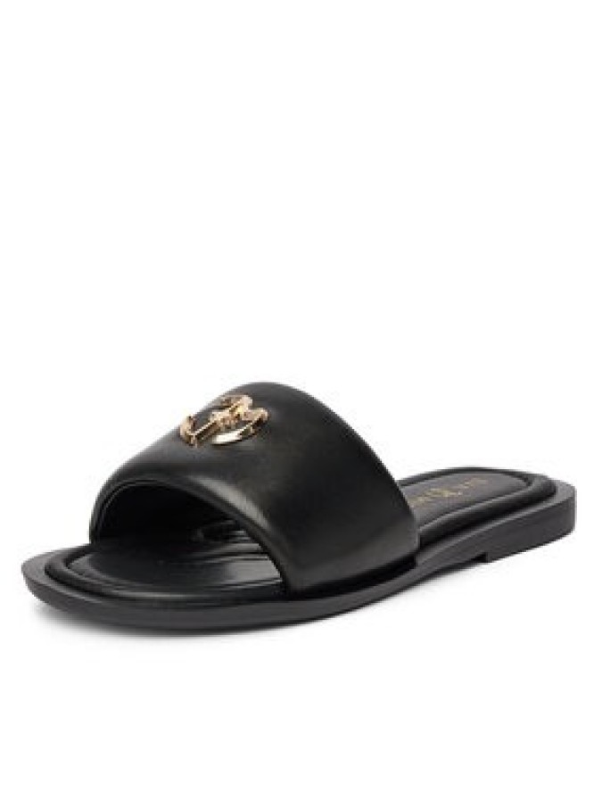 Eva Minge Klapki POPPY-LT102-13 Czarny