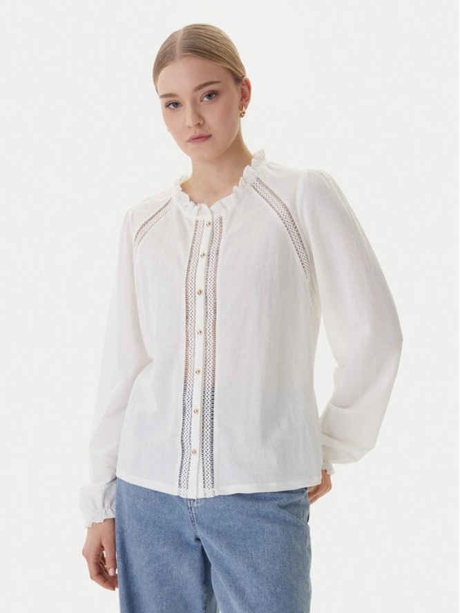 Morgan Bluzka 261-TSKY Biały Regular Fit