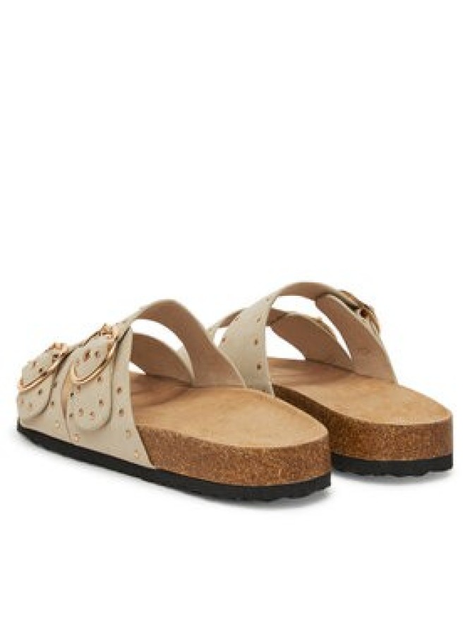 ONLY Shoes Klapki Onlmaxi-15 Pu Studs Buckle 15341190 Écru