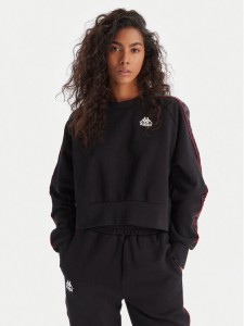 Kappa Bluza Banda Marbella 311U1TW Czarny Regular Fit