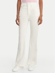 Calvin Klein Jeans Jeansy LV047F746G Biały Flare Fit