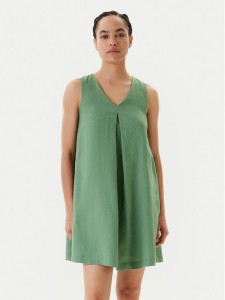 United Colors Of Benetton Sukienka letnia 4AGHDV0AX Zielony Relaxed Fit