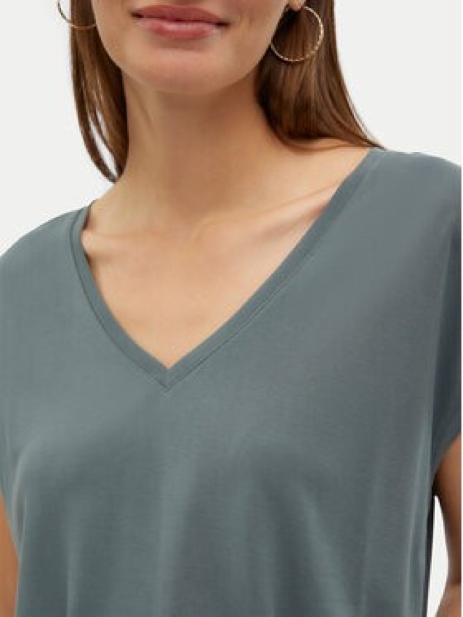 Vero Moda T-Shirt Filli 10247666 Zielony Relaxed Fit