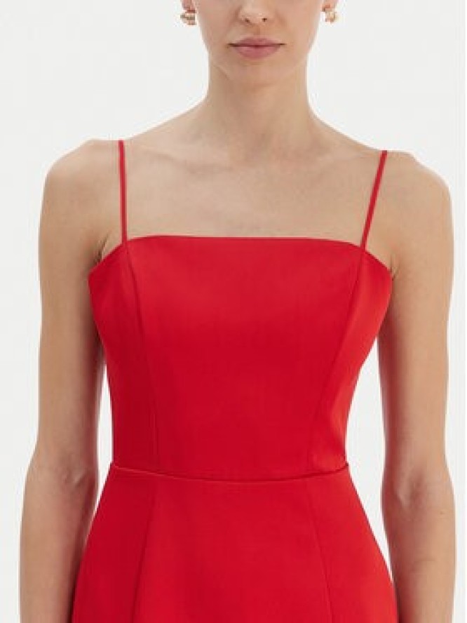 Bardot Sukienka wieczorowa Lucille 60179DB Czerwony Slim Fit