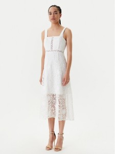 Morgan Sukienka koktajlowa 251-ROVIDA Biały Regular Fit