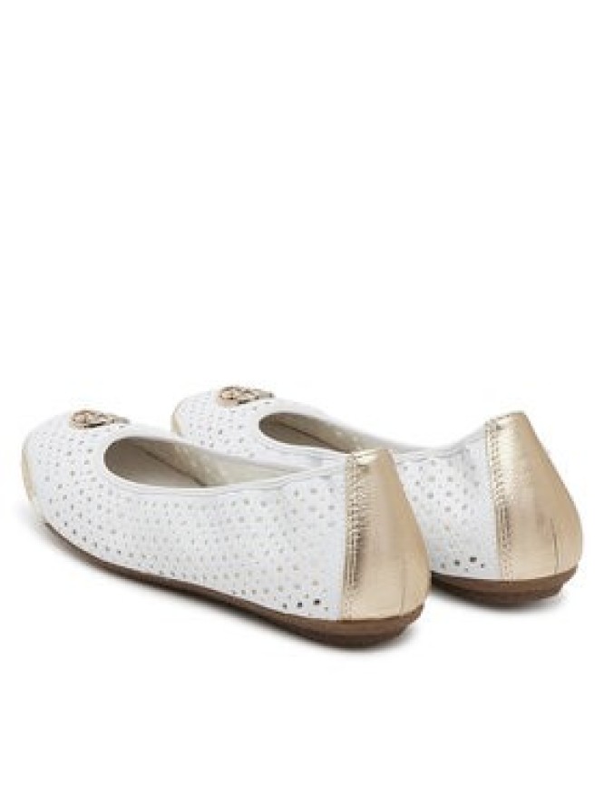 Rieker Baleriny 41459-80 Biały