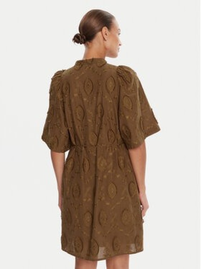 Bruuns Bazaar Sukienka koszulowa Canterbury Imilia BBW4504 Brązowy Straight Fit