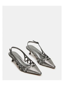 Steve Madden Czółenka w kolorze srebrnym rozmiar: 40