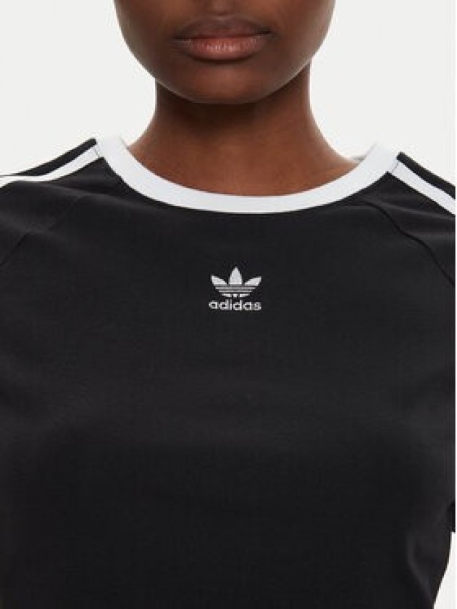 adidas T-Shirt 3-Stripes Baby IU2532 Czarny Slim Fit