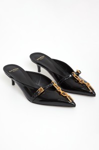 Klapki mule na obcasie Sync BALMAIN