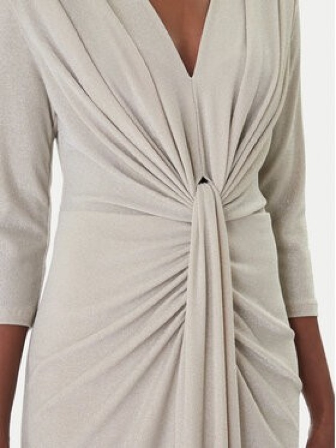 Joseph Ribkoff Sukienka wieczorowa 261743 Beżowy Slim Fit