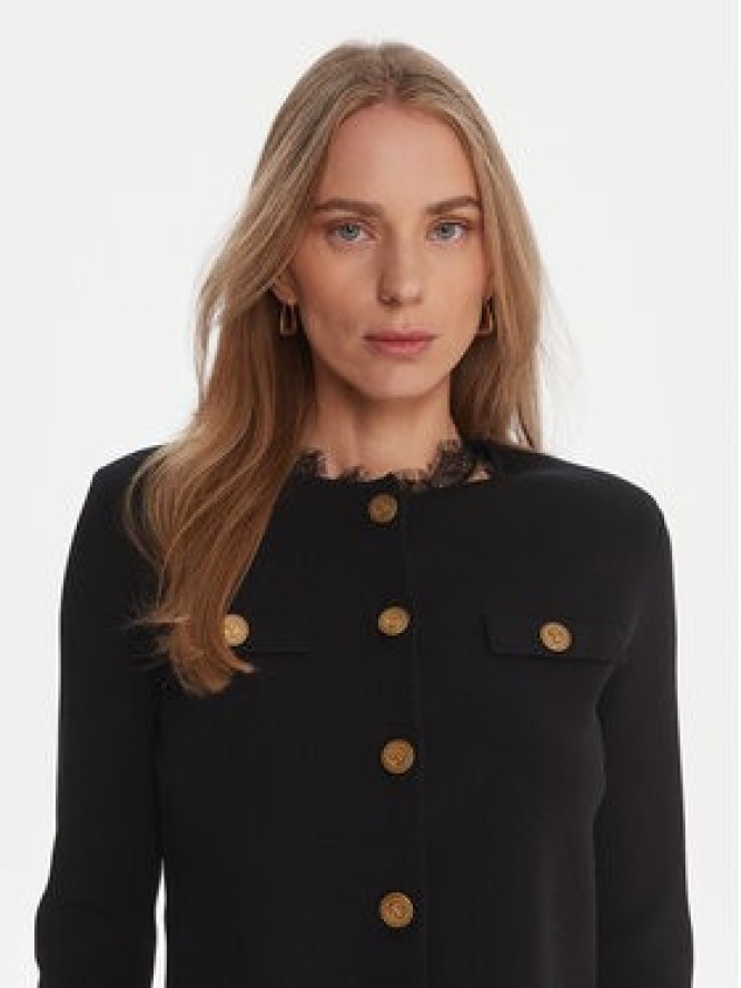 TWINSET Kardigan 252TP320A Czarny Regular Fit