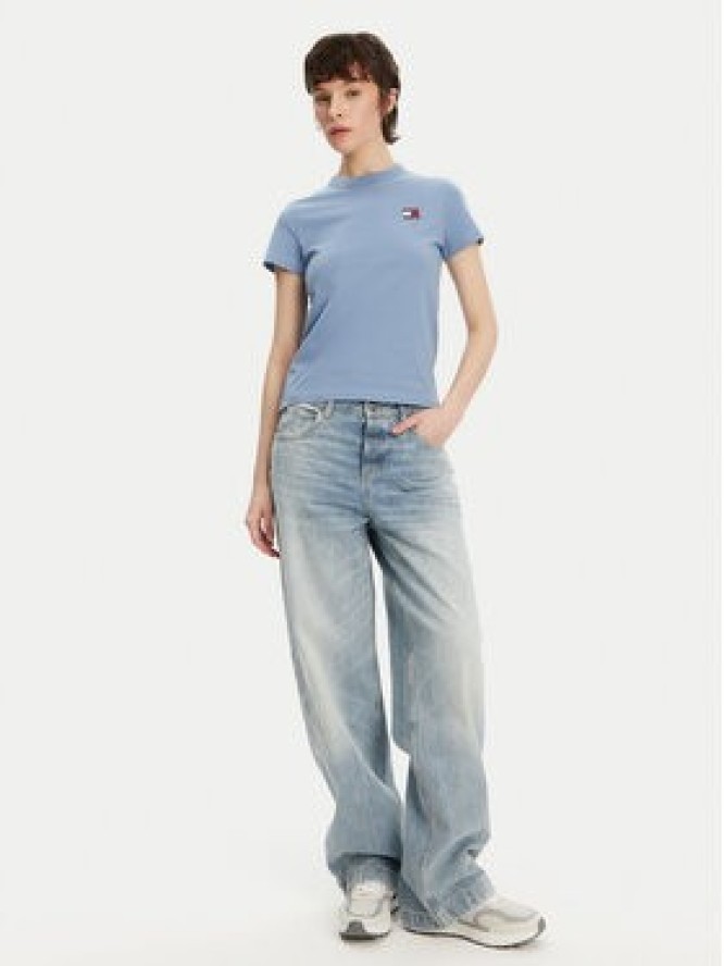 Tommy Jeans T-Shirt DW0DW20153 Niebieski Regular Fit