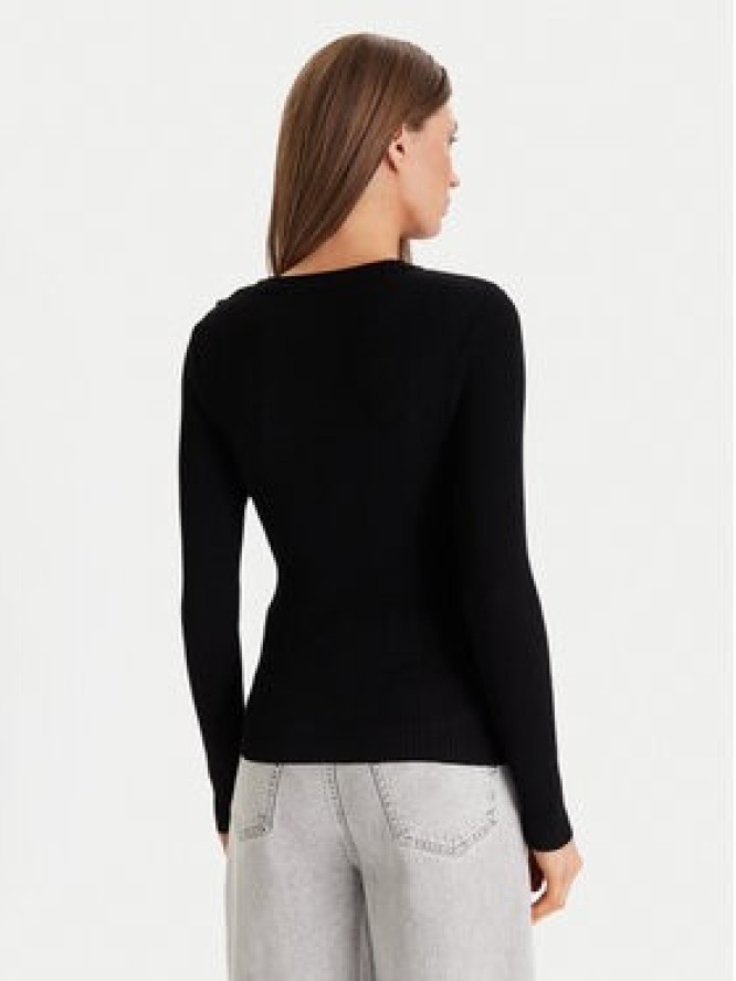 Morgan Sweter 252-MRAYU Czarny Slim Fit