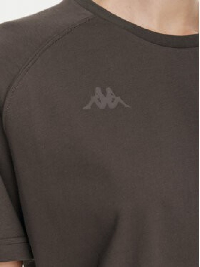 Kappa T-Shirt 34258QW Brązowy Regular Fit