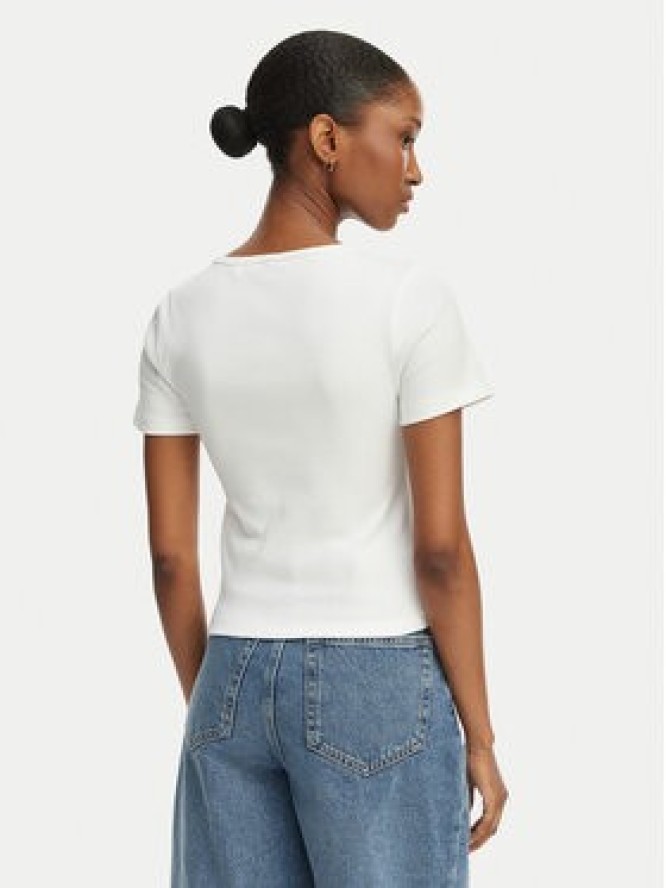 HUGO T-Shirt Diheart 50562071 Biały Slim Fit