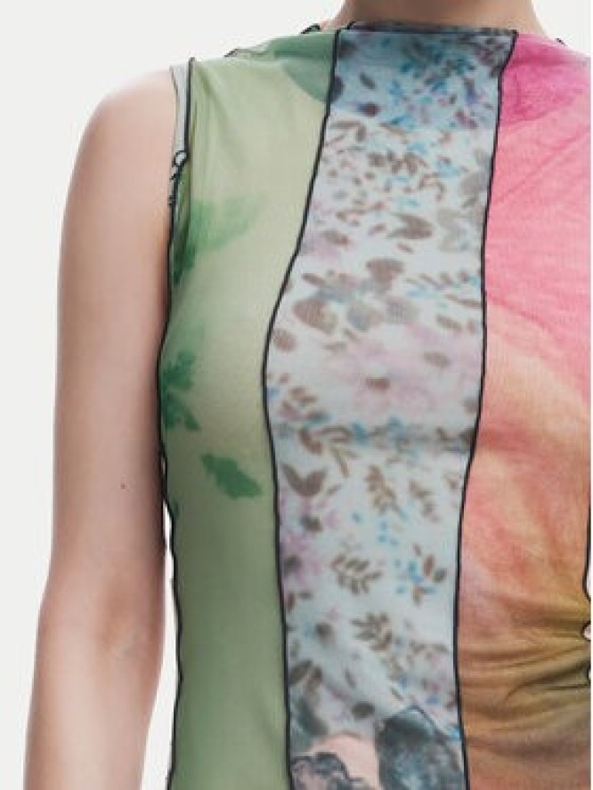 Desigual Sukienka codzienna St. Johns 25SWVK01 Kolorowy Slim Fit