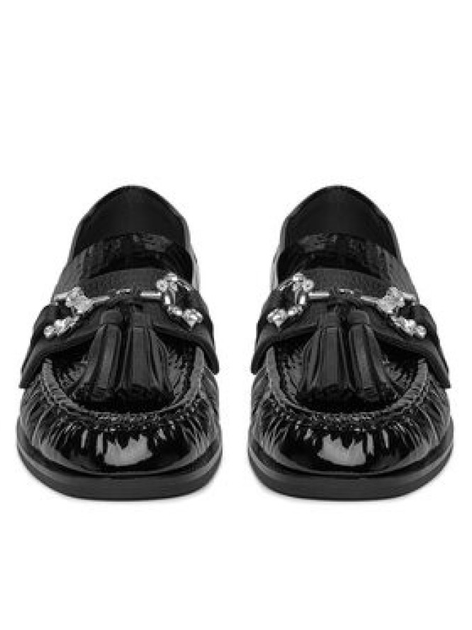 Eva Minge Loafersy PETUNIA-V1792-335-1 Czarny
