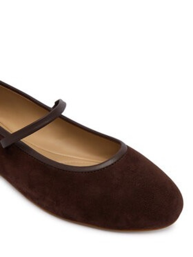 LAUREN RALPH LAUREN Baleriny Jayna Mj Fl 802P18425004 Brązowy
