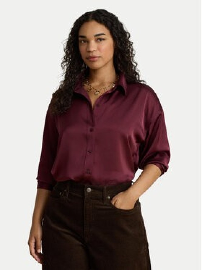 LAUREN RALPH LAUREN Koszula 200B27610008 Bordowy Relaxed Fit