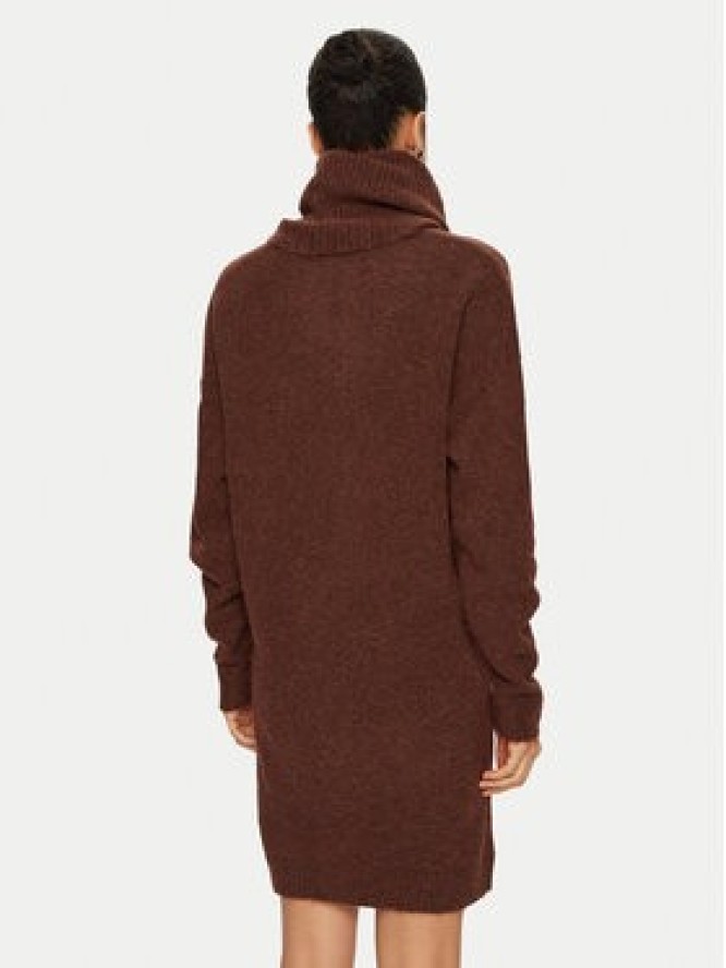 Liu Jo Sukienka dzianinowa WF4430 MA49P Brązowy Regular Fit